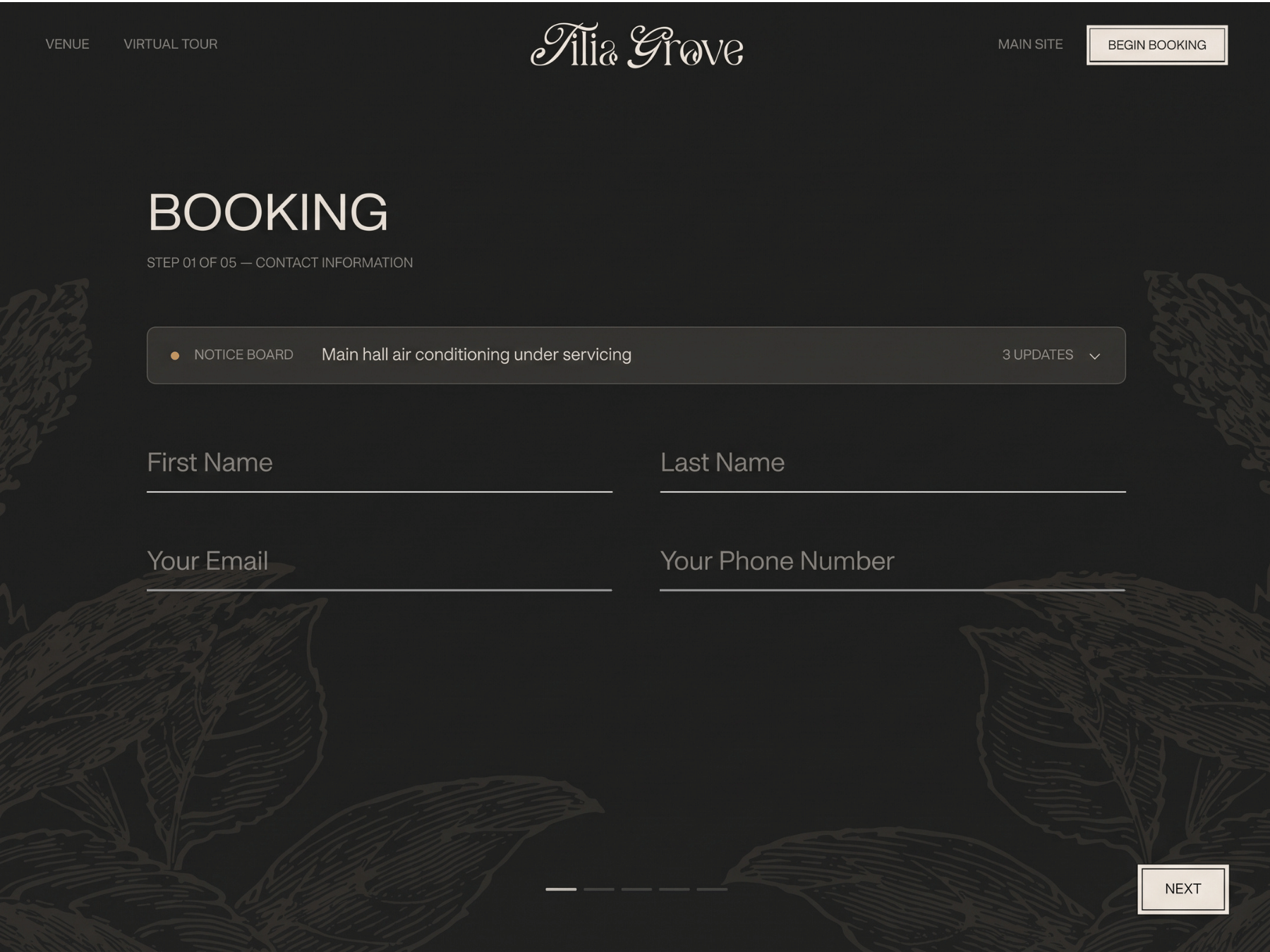 Custom Booking Platform